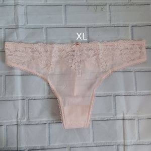 Victoria secret ribbed thong panty